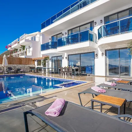 Yeni - Stunning 4-bedroom Retreat With Private Pool And Panoramic Views Willa Kalkan